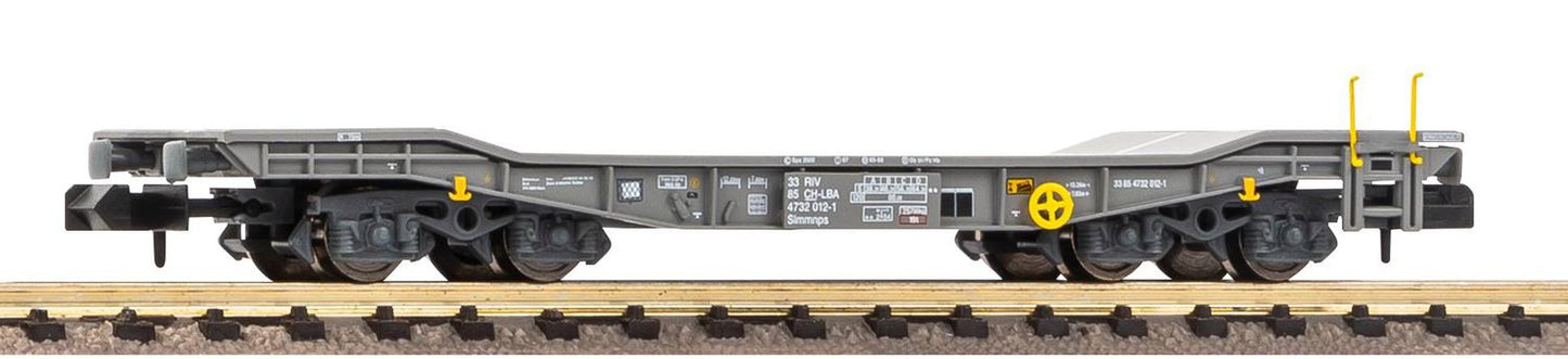 Piko CH-LBA Slmmbps Heavy Duty Bogie Flat Wagon VI N Gauge PK40703