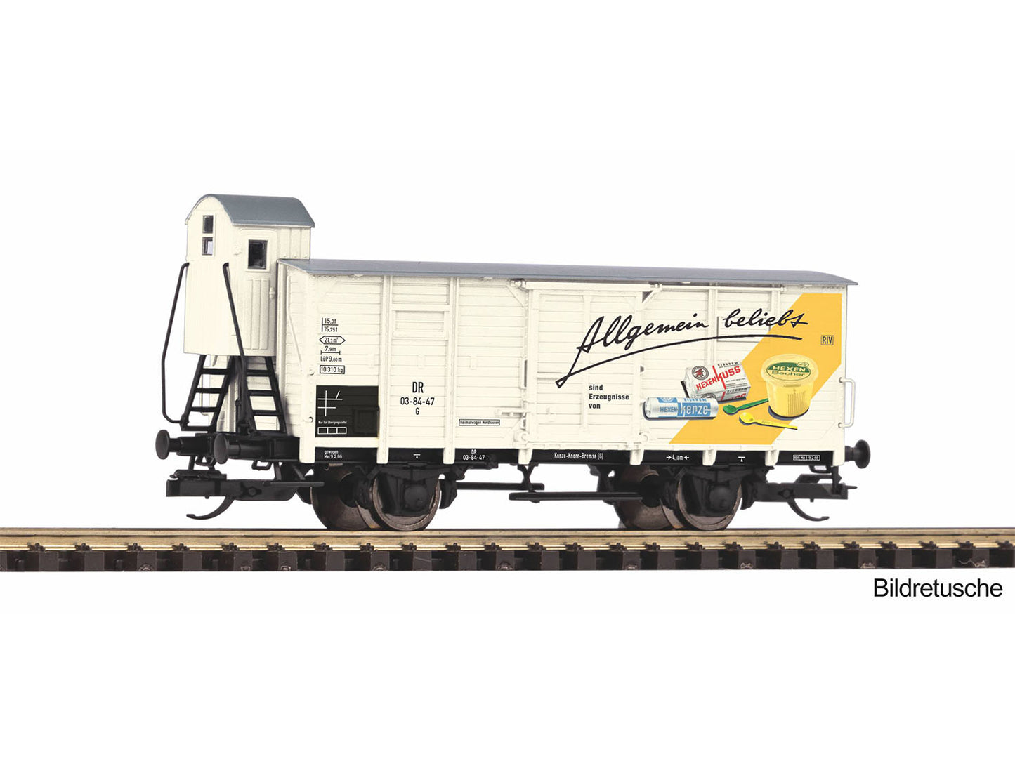 Piko 47853 DR G02 Hexemkuss Van w/Brakeman's Cab III TT Gauge