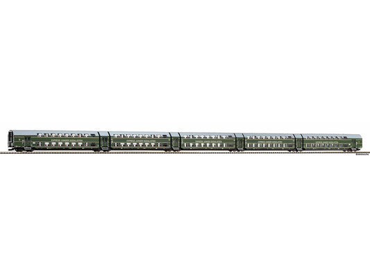 Piko 53125 Classic DR DGBe12 Express Junger Sozialisten Coach Set III HO Gauge