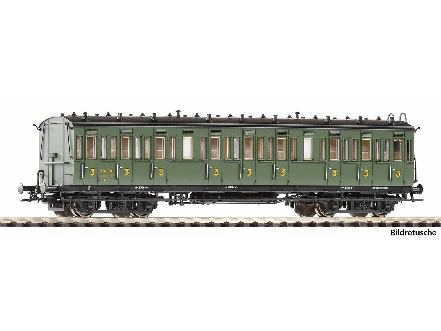 Piko Classic SNCF 3rd Class Compartment Coach III PK53329 HO Gauge