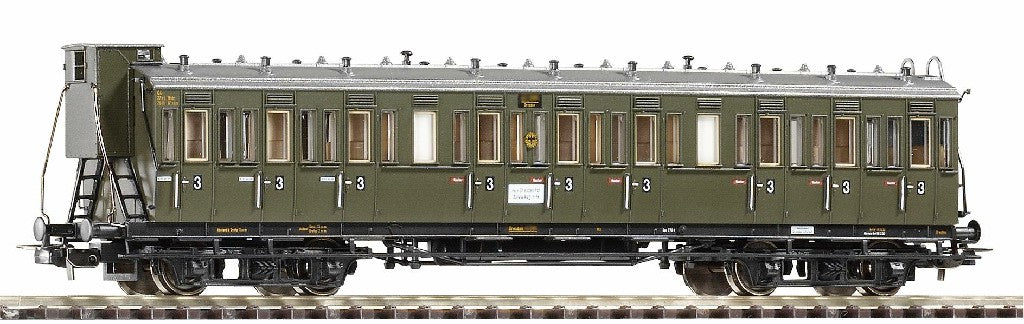 Piko 53333  Classic DRG C4 3rd Class Coach w/Brakeman's Cab II HO
