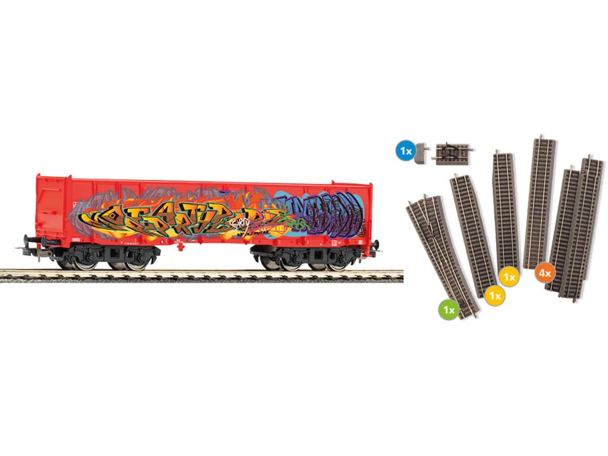 Piko Ready to Run Graffiti Train Set Expansion Pack PK55380 HO Gauge