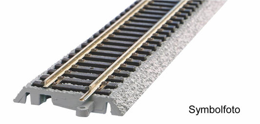 Piko A-Track w/Roadbed (G231) Straight Terminal 231mm HO Gauge 55406