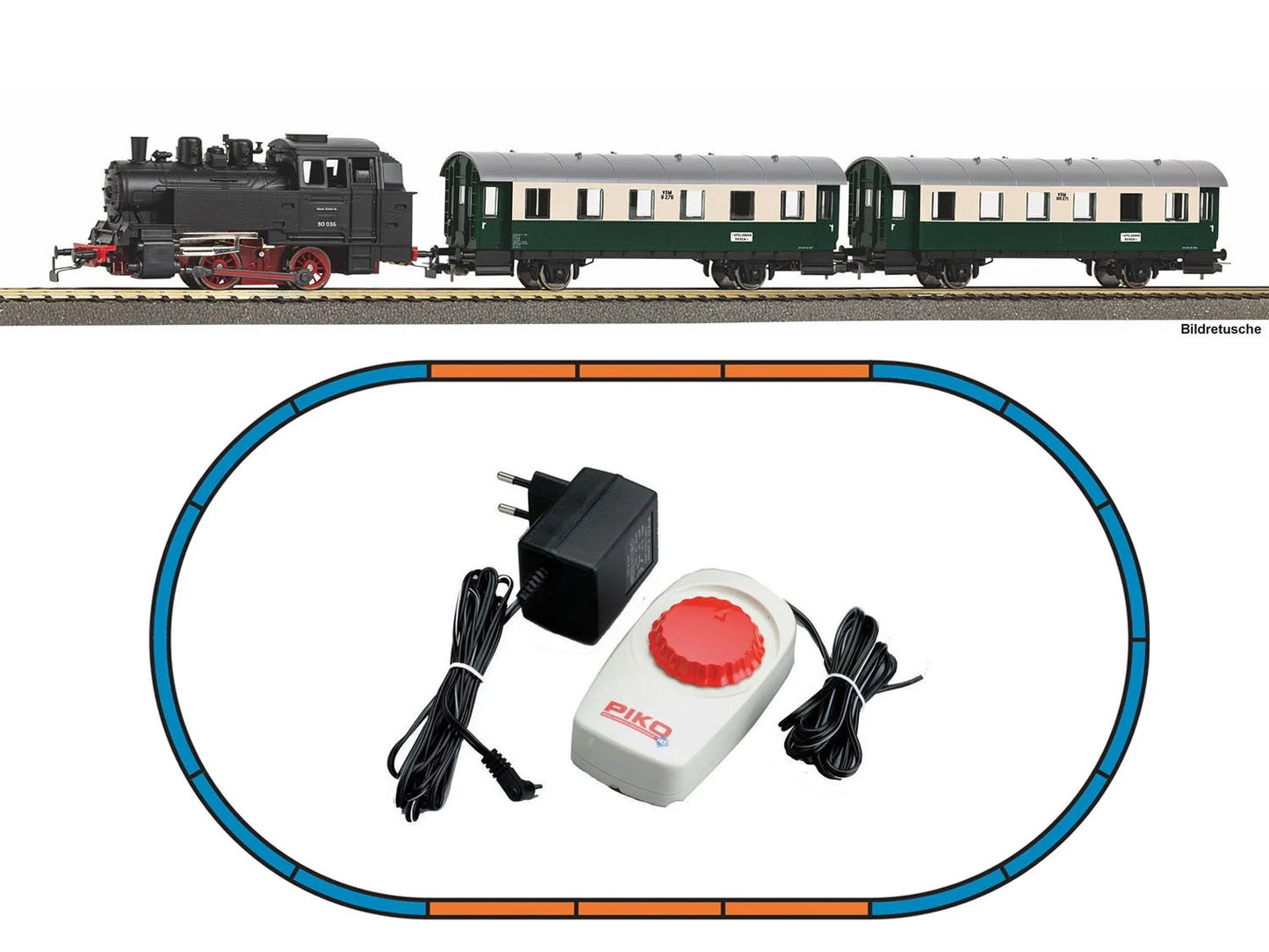 Piko 57035 Hobby NS VSM BR80 Steam Passenger Train Set VI HO Gauge