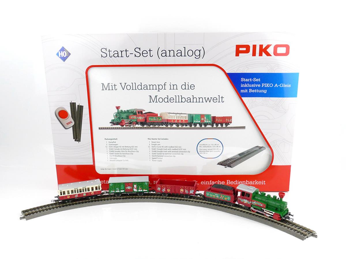 Piko Hobby Christmas Steam Analogue Starter Set HO Gauge 57081