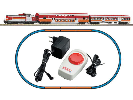 Piko Hobby Polregio Sm42 Diesel Passenger Starter Set VI HO Gauge PK57114