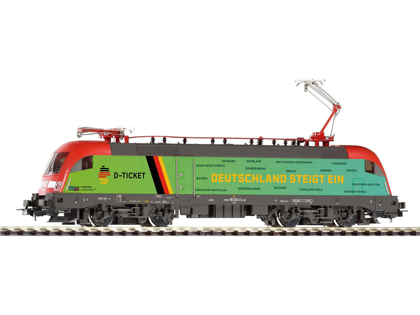 Piko Hobby DBAG BR182 Deutschland Ticket Electric Loco VI (~AC) HO Gauge PK57827