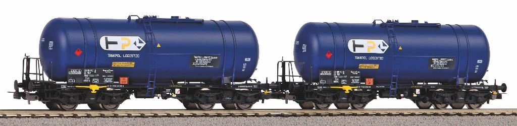 Piko 58263  Expert Tankpol Logistics 406Ra Bogie Tank Wagon Set (2) V HO