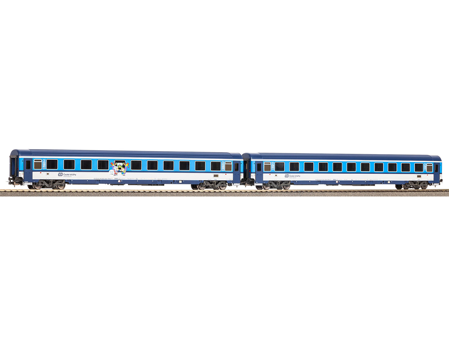 Piko Expert CSD 2nd Class Eurofima Coach Set (2) VI PK58270 HO Gauge