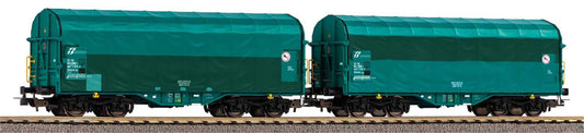 Piko Expert FS Tarpaulin Wagon Set (2) VI HO Gauge PK58288