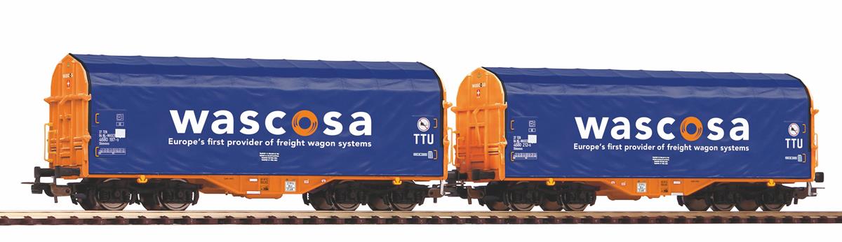 Piko Expert Wascosa Tarpaulin Wagon Set (2) VI PK58396 HO Gauge