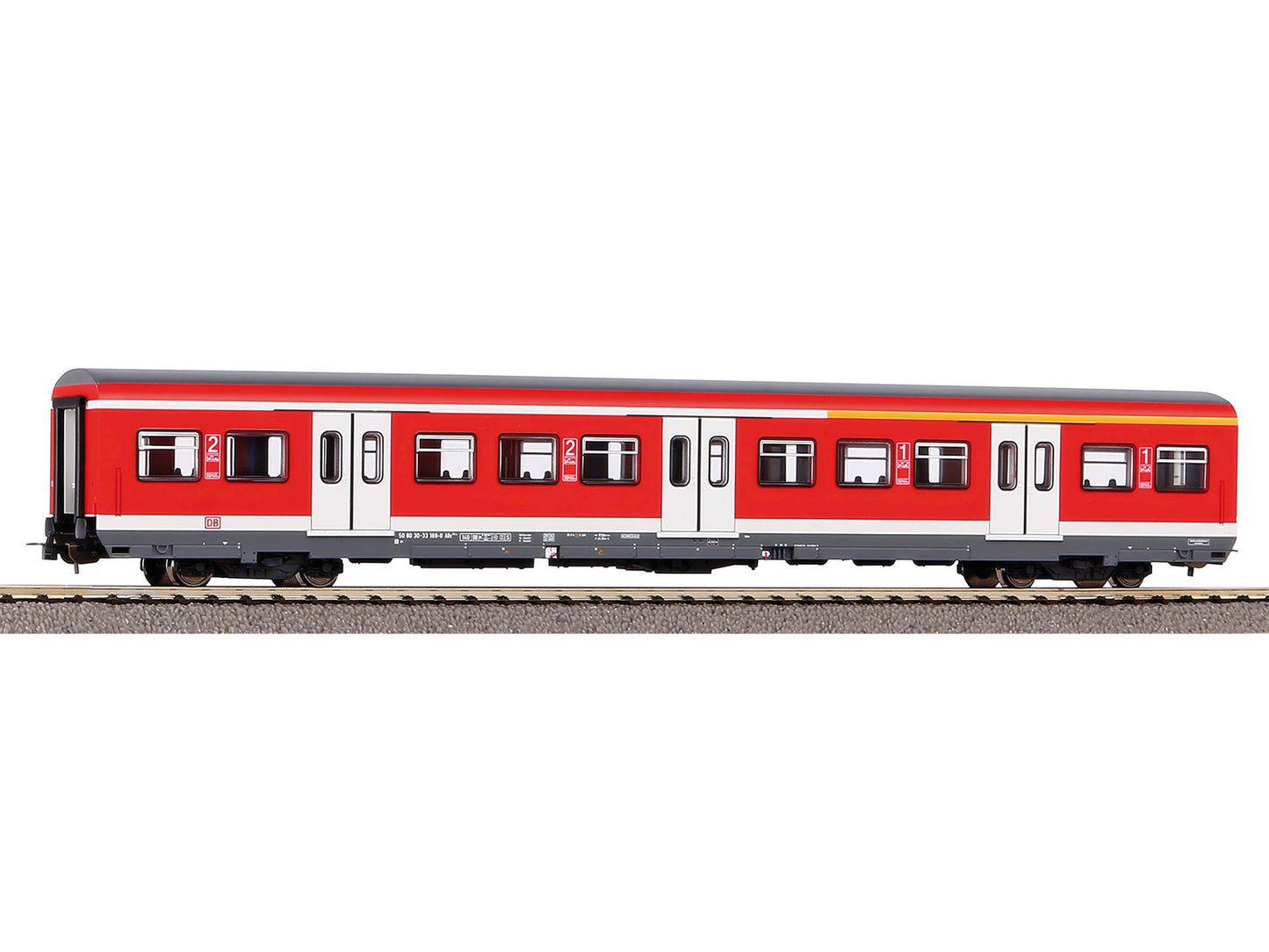 Piko Expert DBAG 1st/2nd Class Coach V HO Gauge 58505