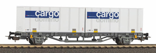 Piko Hobby SBB Cargo Flat Wagon w/2 x 20' Container Load V PK58732 HO Gauge