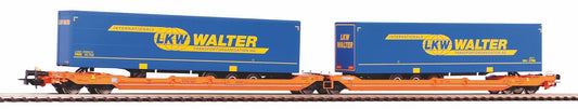 Piko Expert Wascosa T3000e LKW Walter Bogie Trailer Wagon VI PK58979 HO Gauge