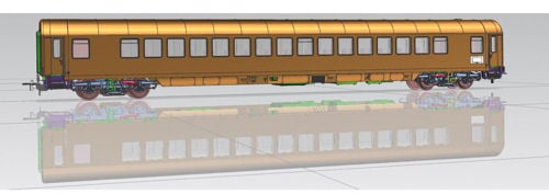 PIKO Expert DB Apmz121 IC 1st Class Coach IV HO Gauge 59661