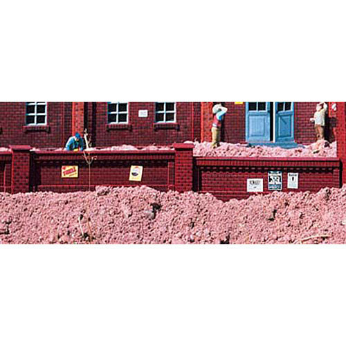 PIKO Brick Factory Walls Kit 105cm G Gauge 62288