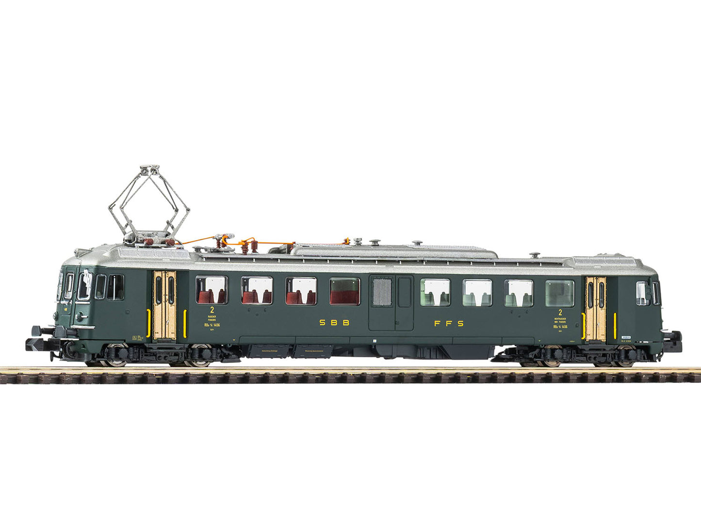 Piko SBB RBe4/4 1406 Electric Railcar IV (DCC-Sound) PK94153 N Gauge