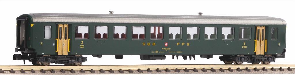 Piko 94381  SBB EW I 2nd Class Coach IV N Gauge