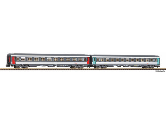 Piko SNCF 1st/2nd Class Corail Coach Set (2) VI PK94507 N Gauge