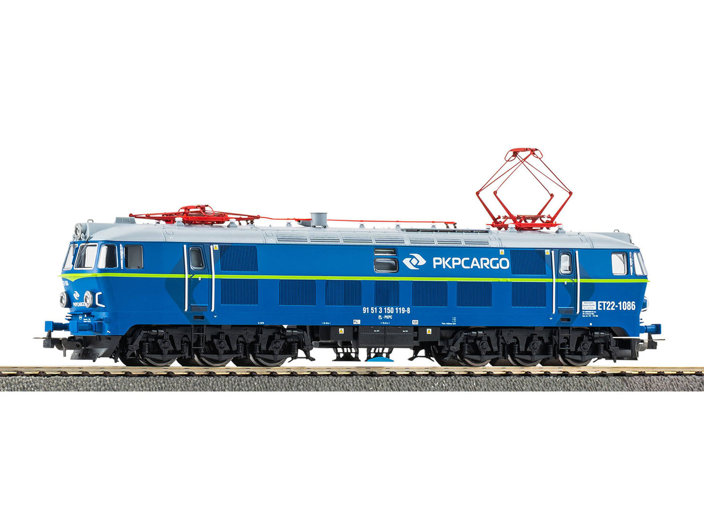 Piko Expert PKP Cargo ET22 Electric Locomotive VI (DCC-Sound) PK96346 HO Gauge