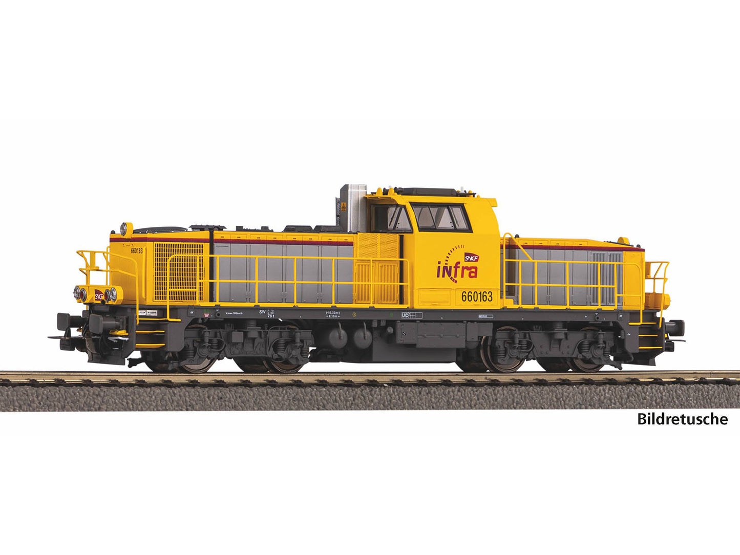 Piko Expert SNCF Infra BB 60000 Diesel Locomotive VI PK96493 HO Gauge