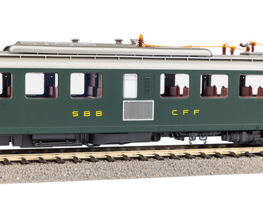 Piko 96858 Expert SBB RBe 4./4 1405 Electric Railcar VI (DCC-Sound) HO Gauge