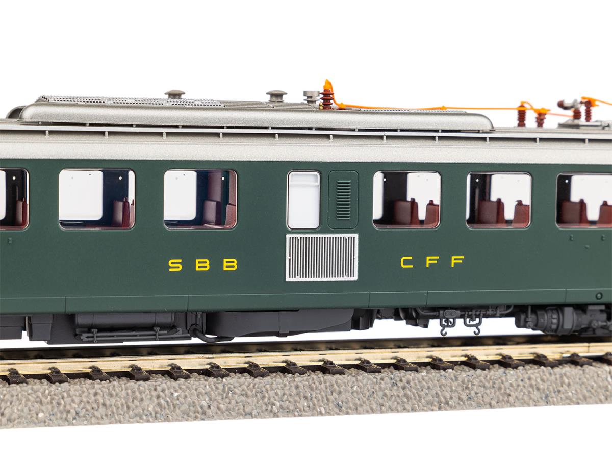 Piko 96859 Expert SBB RBe 4./4 1405 Electric Railcar VI (~AC-Sound) HO Gauge