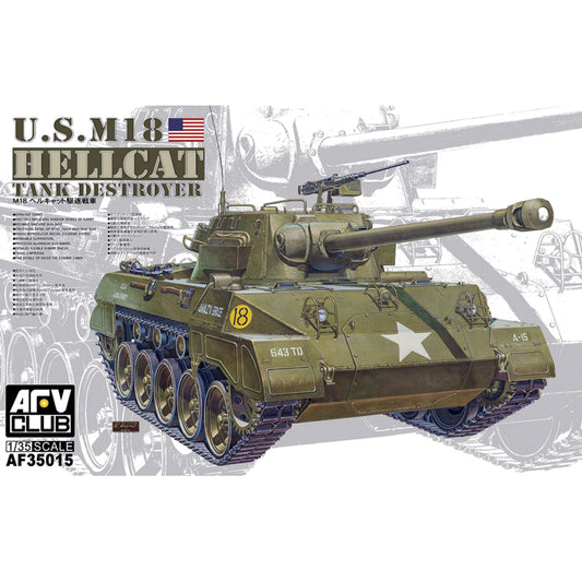 AFV Club AF35015 M18 Hellcat Tank Destroyer 1:35 Model Kit