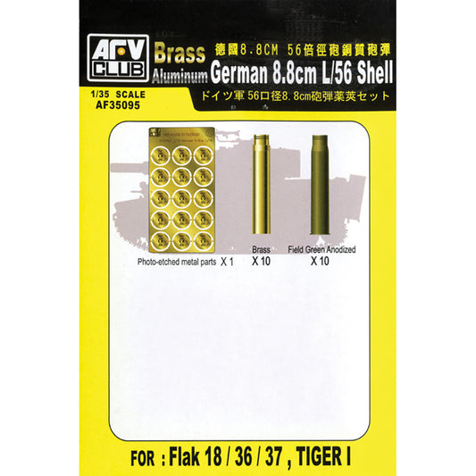 AFV Club AF35095 8.8cm L/56 Shell 1:35 Model Kit