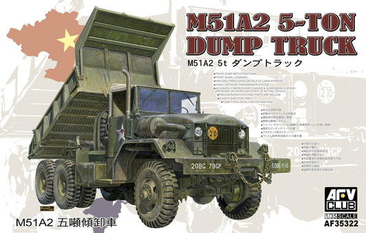 AFV Club 35322 US Army M51A2 5-ton Dump Truck 1:35 Model Kit