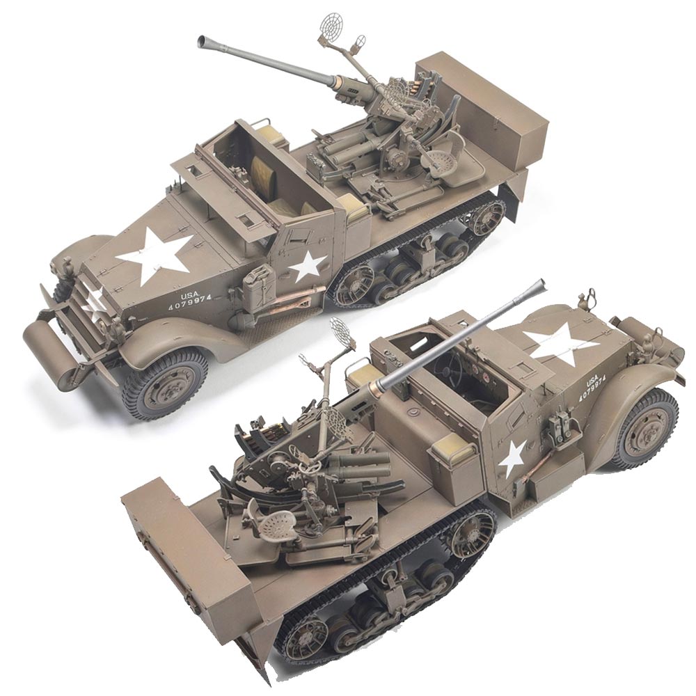 AFV Club 35334 M34 40mm GMC Halftrack US Korean War 1:35 Plastic Model Kit