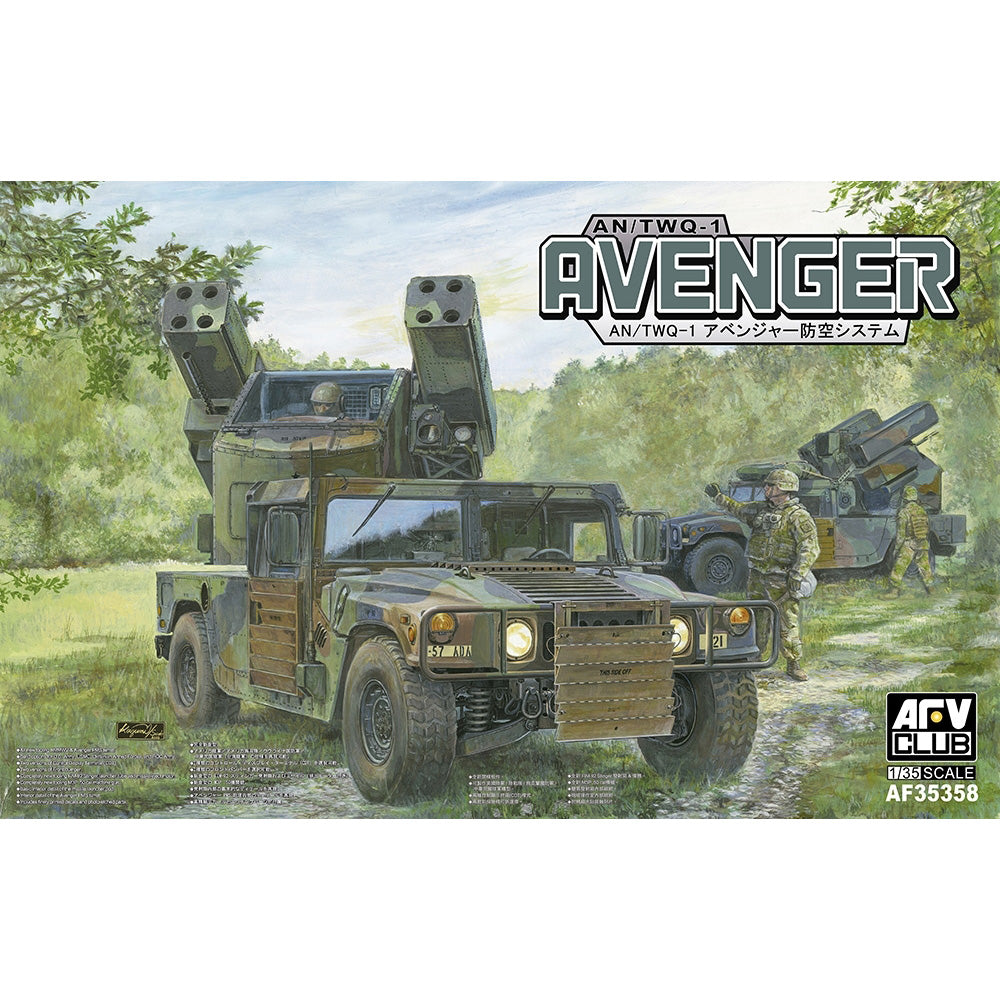 AFV Club 35358 US Army AN/TWQ-1 Avenger 1:35 Model Kit