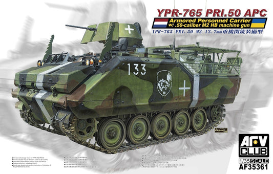 AFV Club 35361 Ukraine Army YPR-765 PRI.50 Armoured 1:35 Model Kit