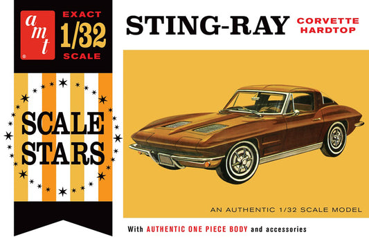 AMT 1112 Stingray Corvette Hardtop 1:32 Model Kit