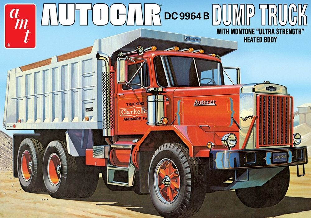 AMT 1150 Autocar DC9964B Dump Truck 1:25 Model Kit
