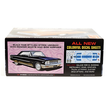 AMT 1186 1963 Ford Galaxie 500 XL Car 1:25 Model Kit