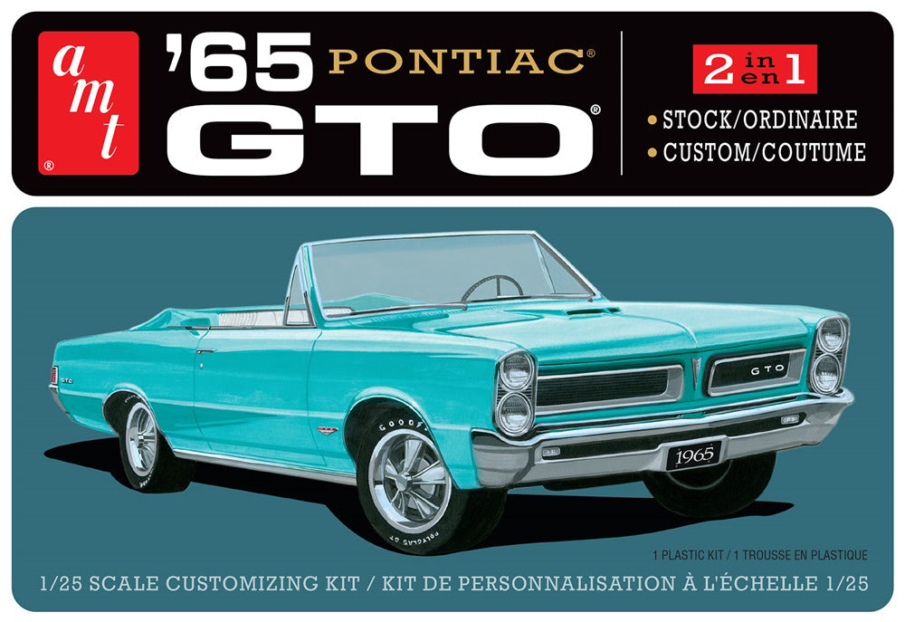 AMT 1191M 1965 Pontiac GTO 2-in-1 1:25 Model Kit