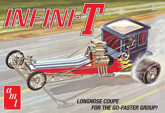 AMT 1258 Infini-T Longnose Coupe Custom Dragster Car 1:25 Model Kit