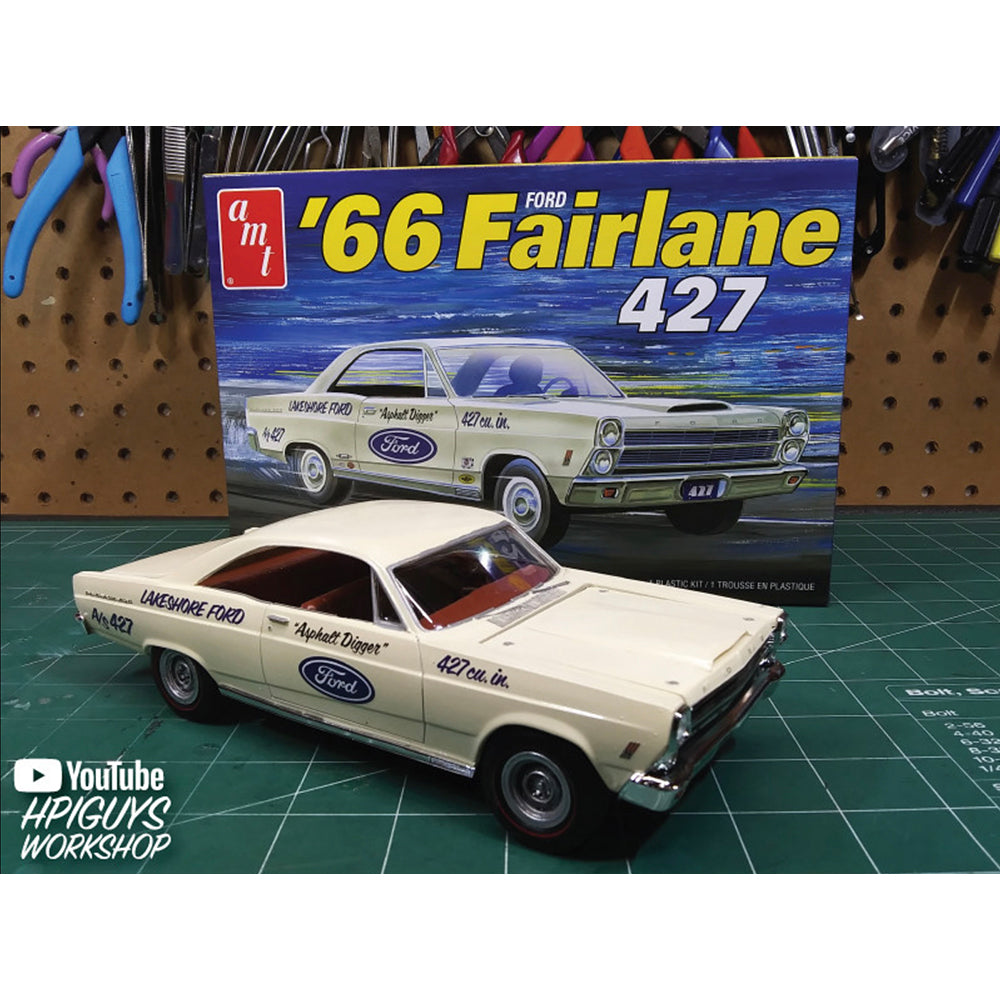 AMT 1263M 1966 Ford Fairline 427 1:25 Model Kit