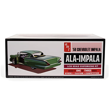 AMT 1301 1958 Chevrolet Impala Hardtop "Ala Impala" Car 1:25 Model Kit