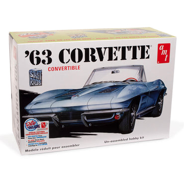 AMT 1335M 1963 Corvette Convertible 1:25 Model Kit