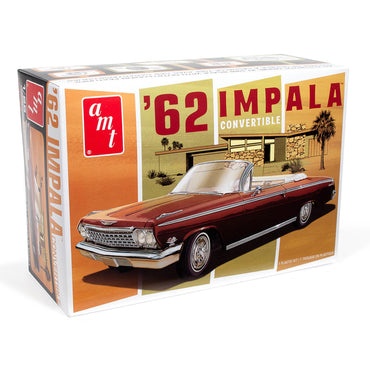 AMT 1355M 1962 Chevy Impala Convertible 1:25 Model Kit