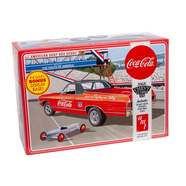 AMT 1362 1968 Chevy El Camino SS (Coca-Cola) w/ Soap Box Racer 1:25 Model Kit