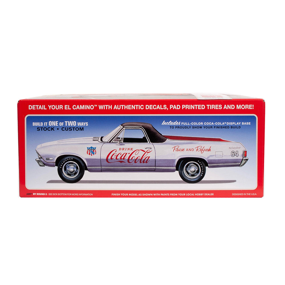 AMT 1362 1968 Chevy El Camino SS (Coca-Cola) w/ Soap Box Racer 1:25 Model Kit