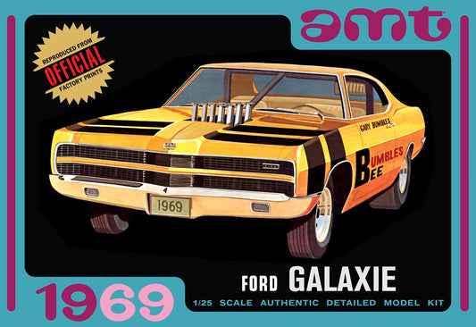 AMT 1373 1969 Ford Galaxie Hardtop 1:25 Model Kit