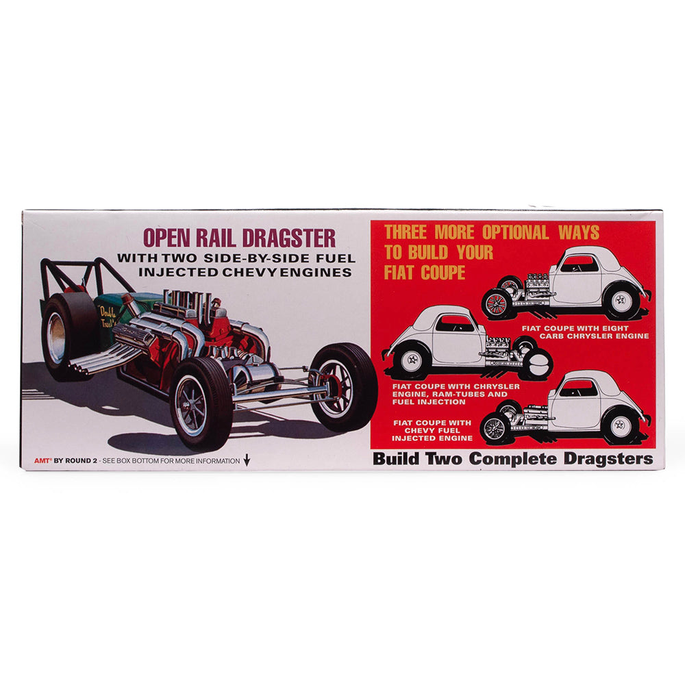 AMT 1380 Fiat Double Dragster 1:25 Model Kit