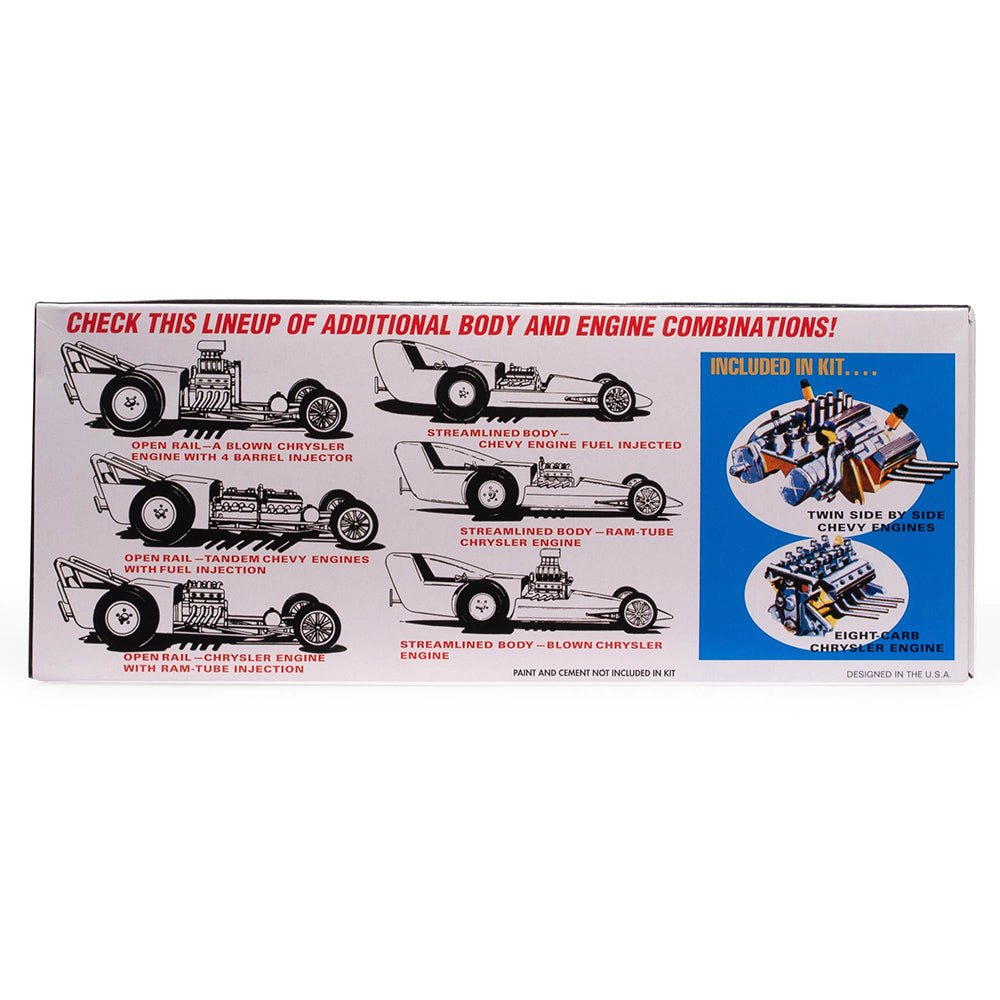 AMT 1380 Fiat Double Dragster 1:25 Model Kit