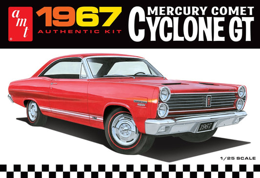 AMT 1386 1967 Mercury Comet Cyclone GT 1:25 Model Kit