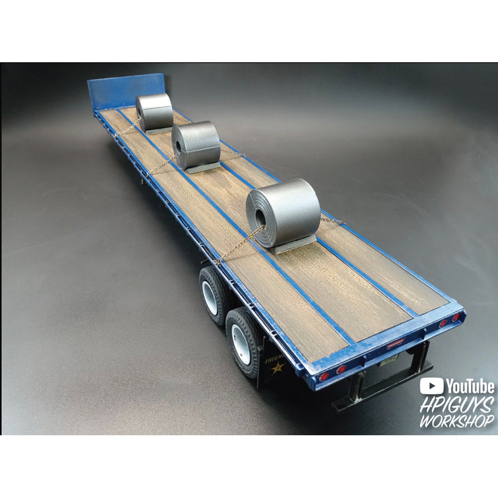 AMT 1399 Fruehauf Flatbed Trailer 1:25 Model Kit