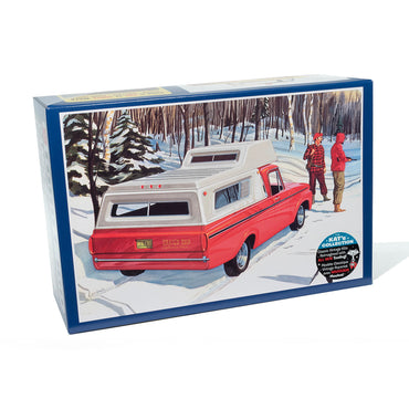 AMT 1412 1963 Ford F-100 Camper Pickup 1:25 Model Kit